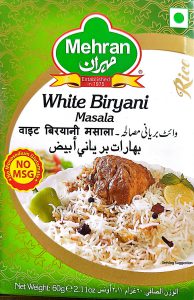 Mehran White Biryani Masala Mix (60 Grams) Imported Carton