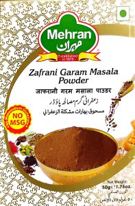 Buy Mehran Zafrani Garam Masala Online (50 Grams ) Box - Premium Spice Blend