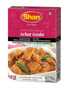 Shan Achar Gosht Imported Spice Mix Masala (50gm) Buy Now Genuine Authentic Taste