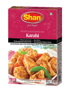 Shan Karahi Masala - Kadai Imported Original Masala Spice Mix (50gm): Authentic Taste of Indian Cuisine