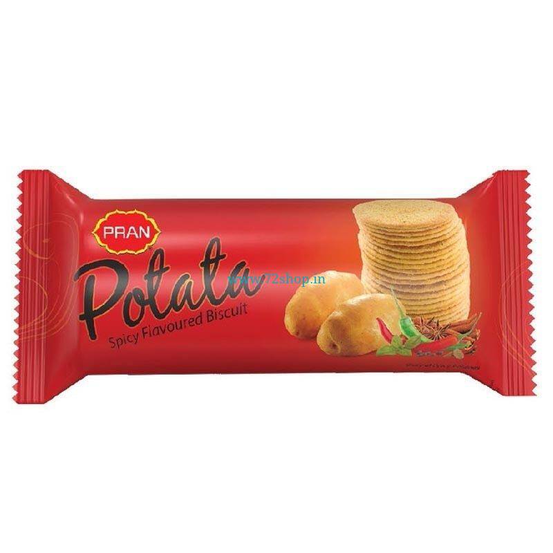 Pran Potata Spicy Flavoured Biscuits (Pack of 10) Pran Potata Spicy Flavoured Biscuits (Pack of 10)