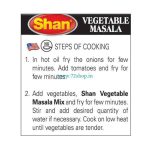 Shan Vegetable Spice Mix Imported (100gm) Masala Genuine Authentic Taste Best Quality