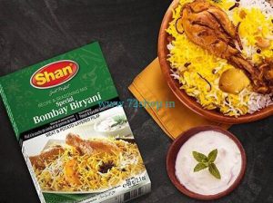Shan Bombay Biryani Masala Online 60 Grams Pack - Genuine Authentic Mix