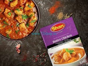Shan Butter Chicken Masala Imported Spice Mix 50 Grams - Genuine Authentic Taste