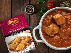 Shan Chicken Masala Curry Original - Imported Genuine Authentic Taste Spice Mix (50gm)