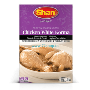 Shan Original Chicken White Korma Imported Masala Spice (40gm) Genuine Authentic Taste