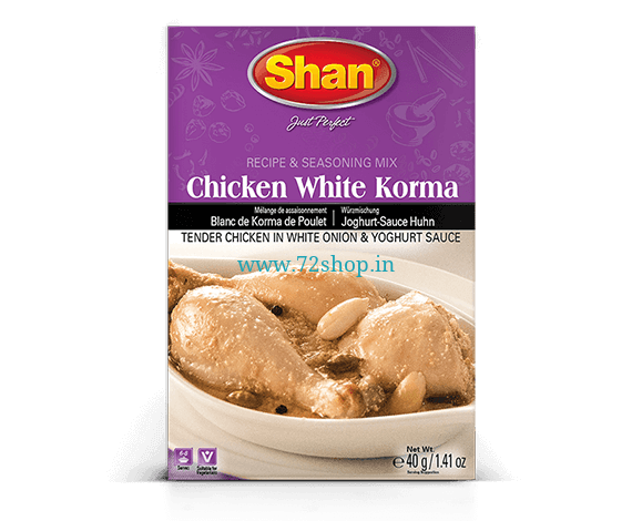 Shan Original Chicken White Korma Imported Masala Spice (40gm) Genuine Authentic Taste Shan Original Chicken White Korma Imported Masala Spice (40gm) Genuine Authentic Taste