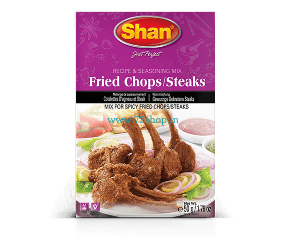 Shan Fried Chop Imported Spice Mix (Chap Chaap) Masala 50gm Genuine Authentic Taste Shan Fried Chop Imported Spice Mix (Chap Chaap) Masala 50gm Genuine Authentic Taste