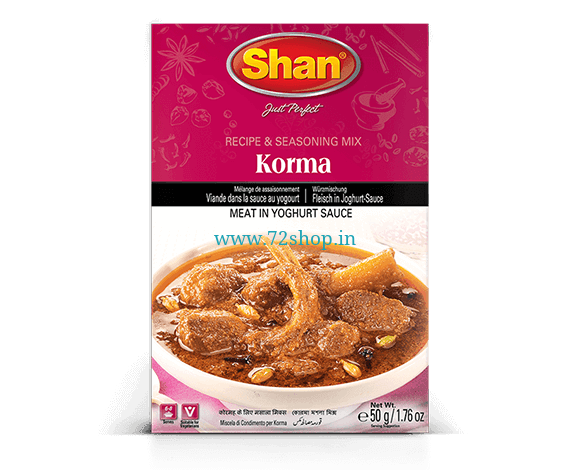 Shan Korma Masala Imported Original Spice Mix Masala Curry (50gm) for Authentic Korma Taste Shan Korma Masala Imported Original Spice Mix Masala Curry (50gm) for Authentic Korma Taste