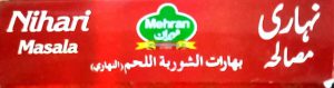 Mehran Nihari Imported Masala Powder