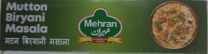 Mehran Mutton Biryani Masala India ( 60 Grams) - Authentic Blend of Spices for Delicious Biryani