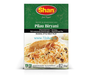 Shan Pilau Biryani Original Imported Masala Spice Mix - Genuine Authentic Taste in 60gm