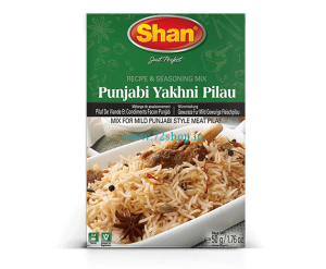 Shan Original Punjabi Yakhni Pulao Pilau Imported Spice mix Masala (50gm) - Authentic Taste for Your Kitchen