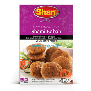 Original Shan Shami Kabab Patties Imported Spice Mix (50gm) Genuine Authentic Taste ISO 9001:2008