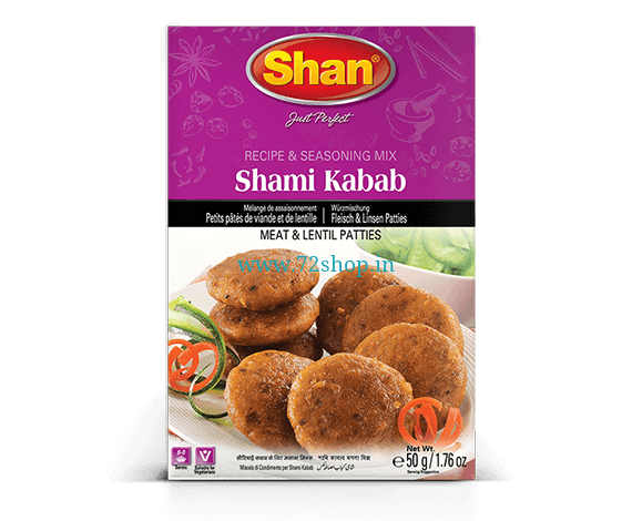 Original Shan Shami Kabab Patties Imported Spice Mix (50gm) Genuine Authentic Taste ISO 9001:2008 Original Shan Shami Kabab Patties Imported Spice Mix (50gm) Genuine Authentic Taste ISO 9001:2008