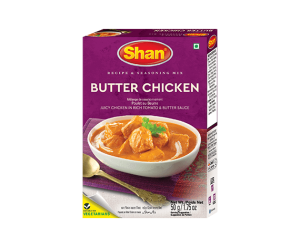 Shan Butter Chicken Masala Imported Spice Mix 50 Grams - Genuine Authentic Taste