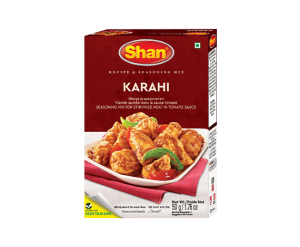 Shan Karahi Masala - Kadai Imported Original Masala Spice Mix (50gm): Authentic Taste of Indian Cuisine
